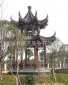 供云南昆明 风景区 寺庙古建亭 手绘双层亭 仿古重檐彩绘八角凉亭